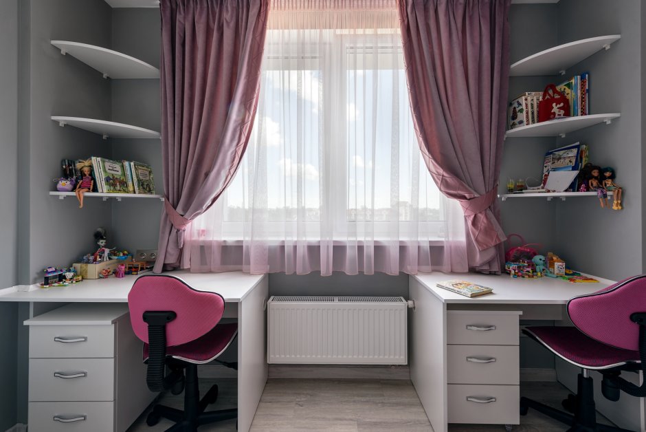 Шторы до подоконника в комнату подростка