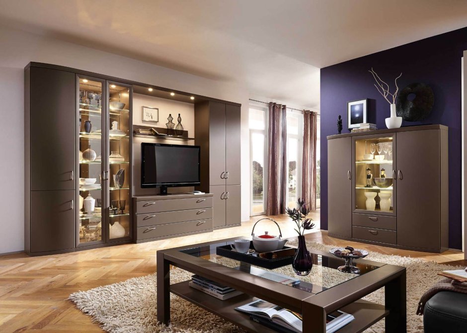 Немецкие гостиные в современном стиле