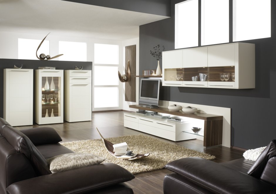 Гостиные в современном стиле