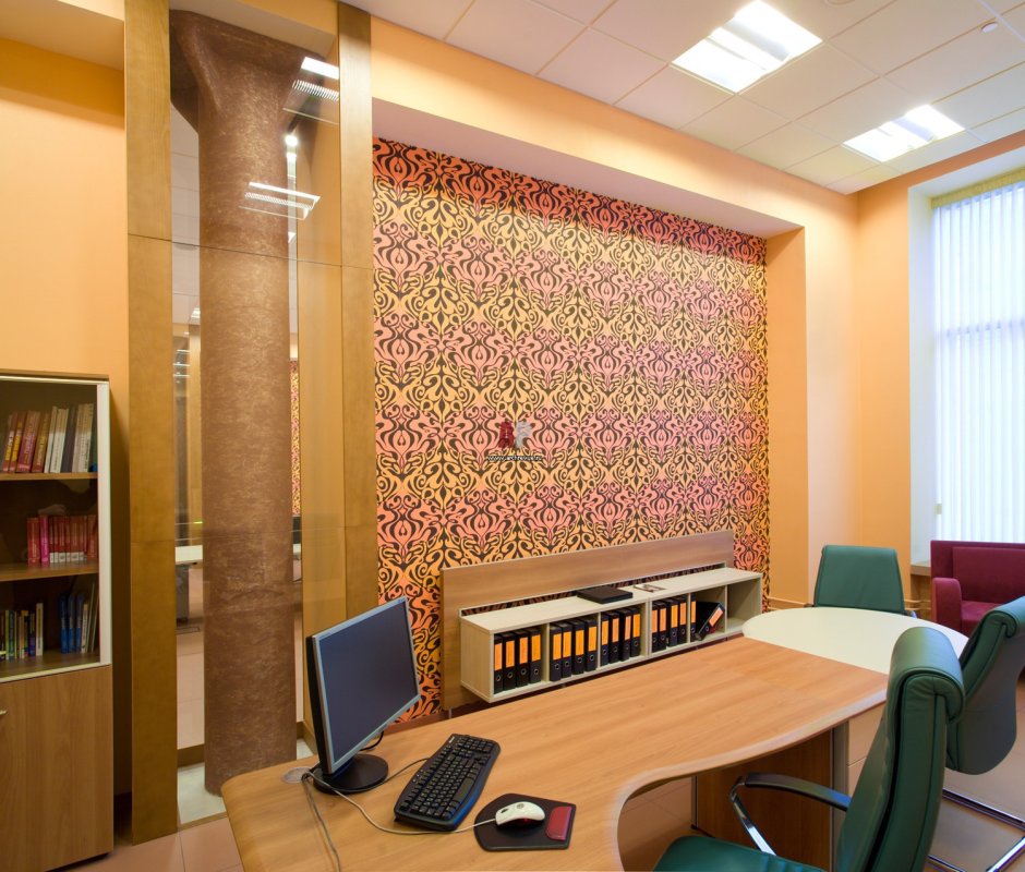 Зонирование кабинета в офисе