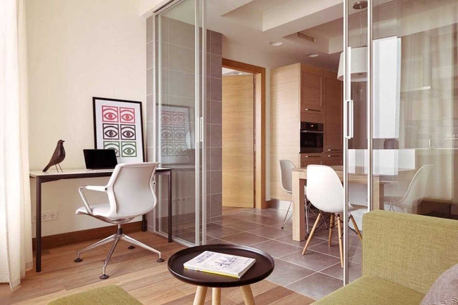 Зонирование рабочего места в комнате