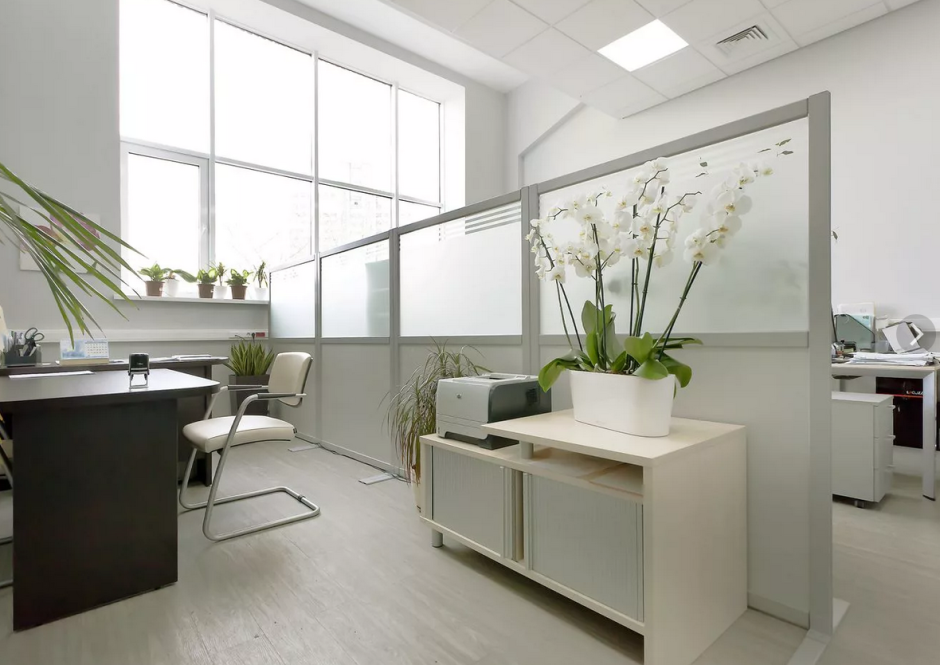 Современный офис зонирование