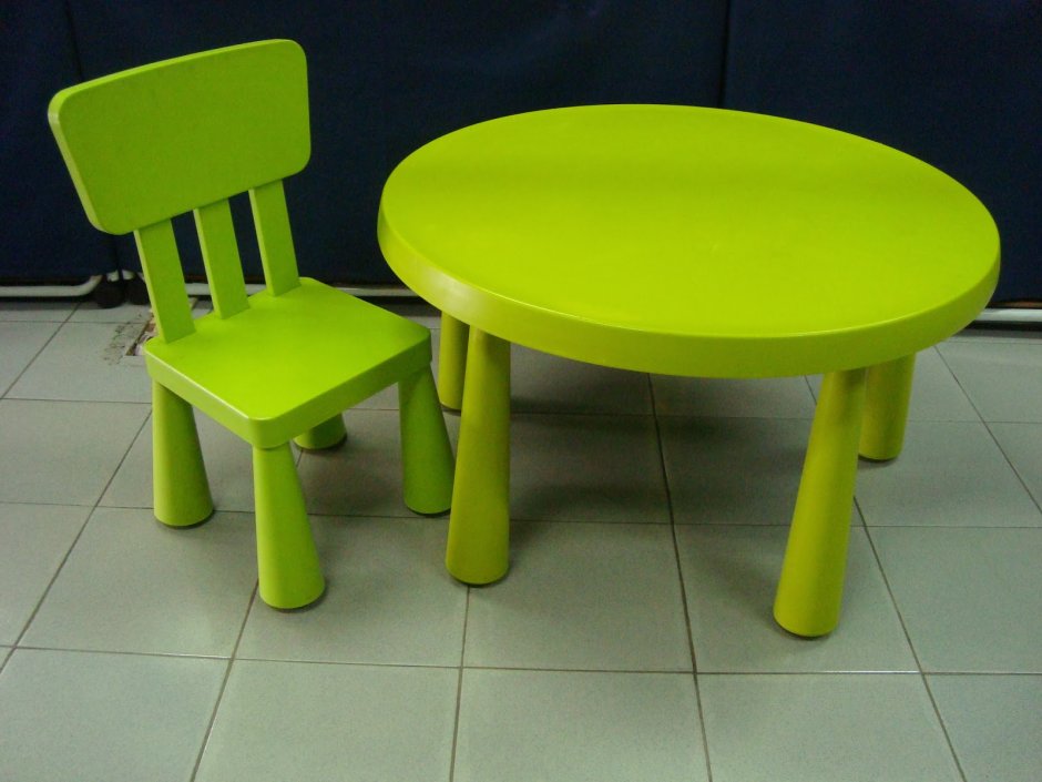 Детский стол ikea маммут