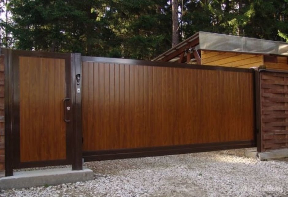 Откатные горизонтальные ворота Аполло