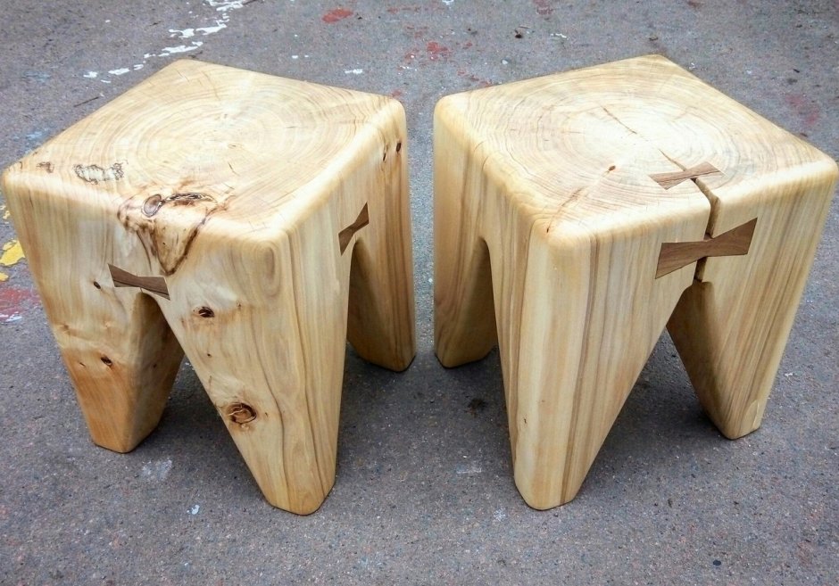Скамеечка деревянная