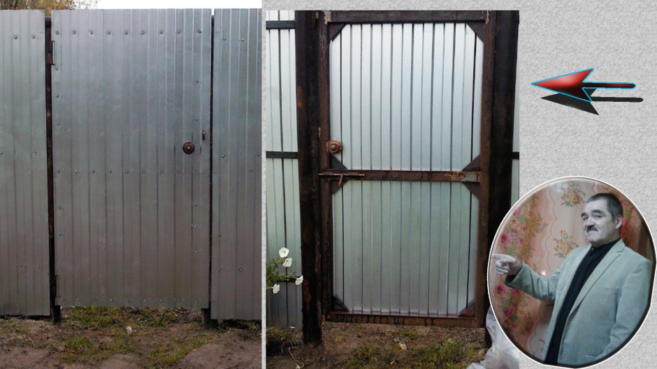 Калитка из профильной трубы