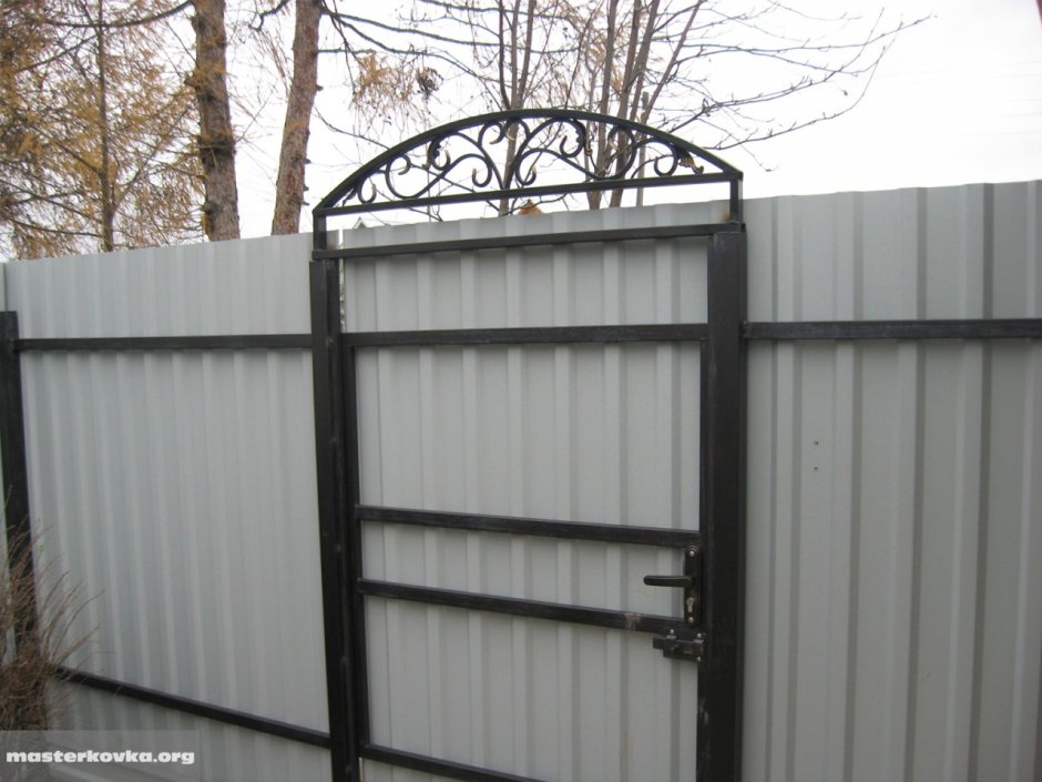 Ворота с профильной трубы 20 40 6000мм