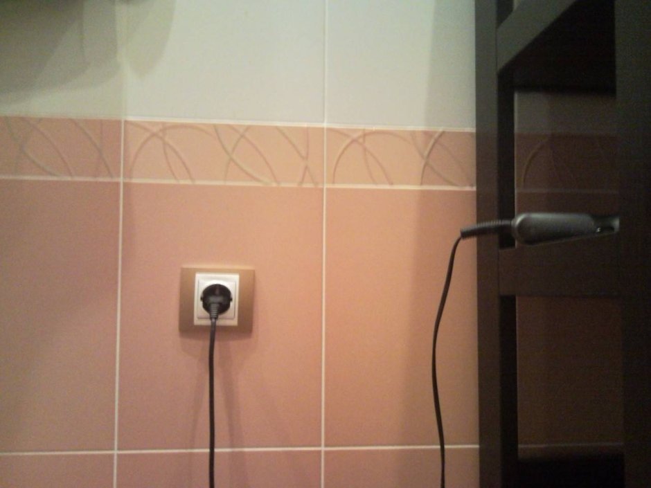 Электрические розетки для ванной комнаты