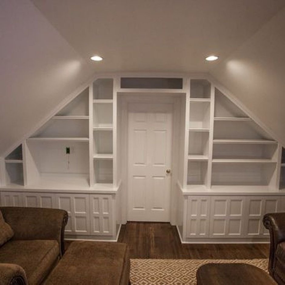 Отделка мансарды гипсокартоном