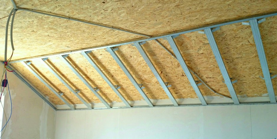 ОСП на каркасе Кнауф