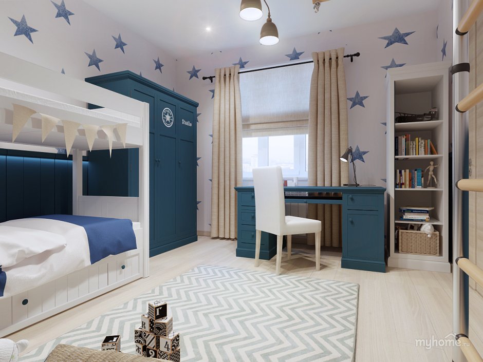 Мятная комната для девочки