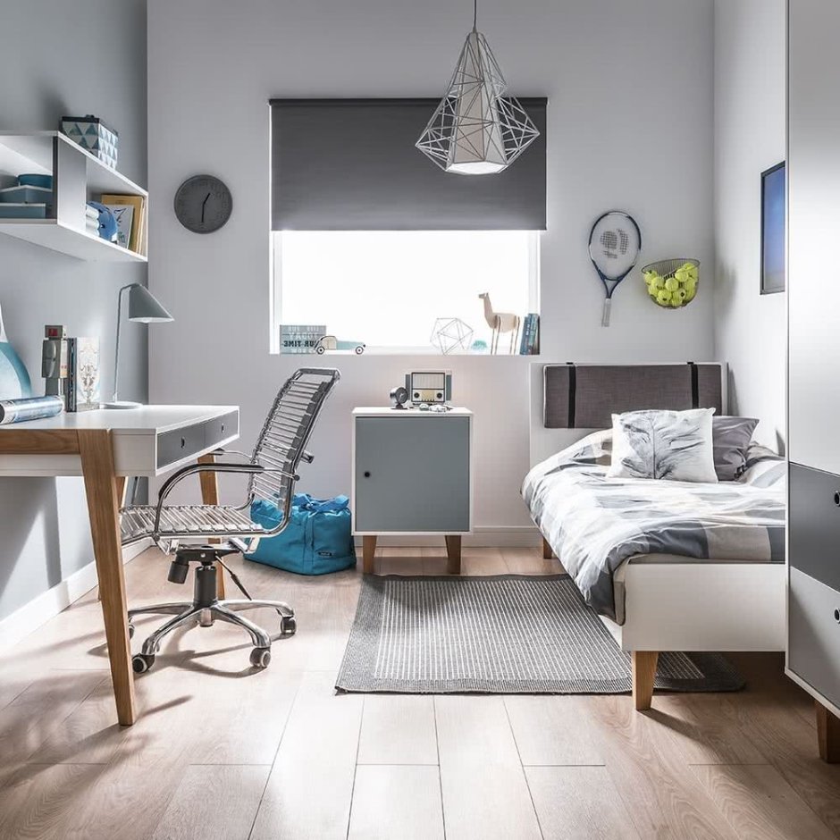 Детская в голубых тонах