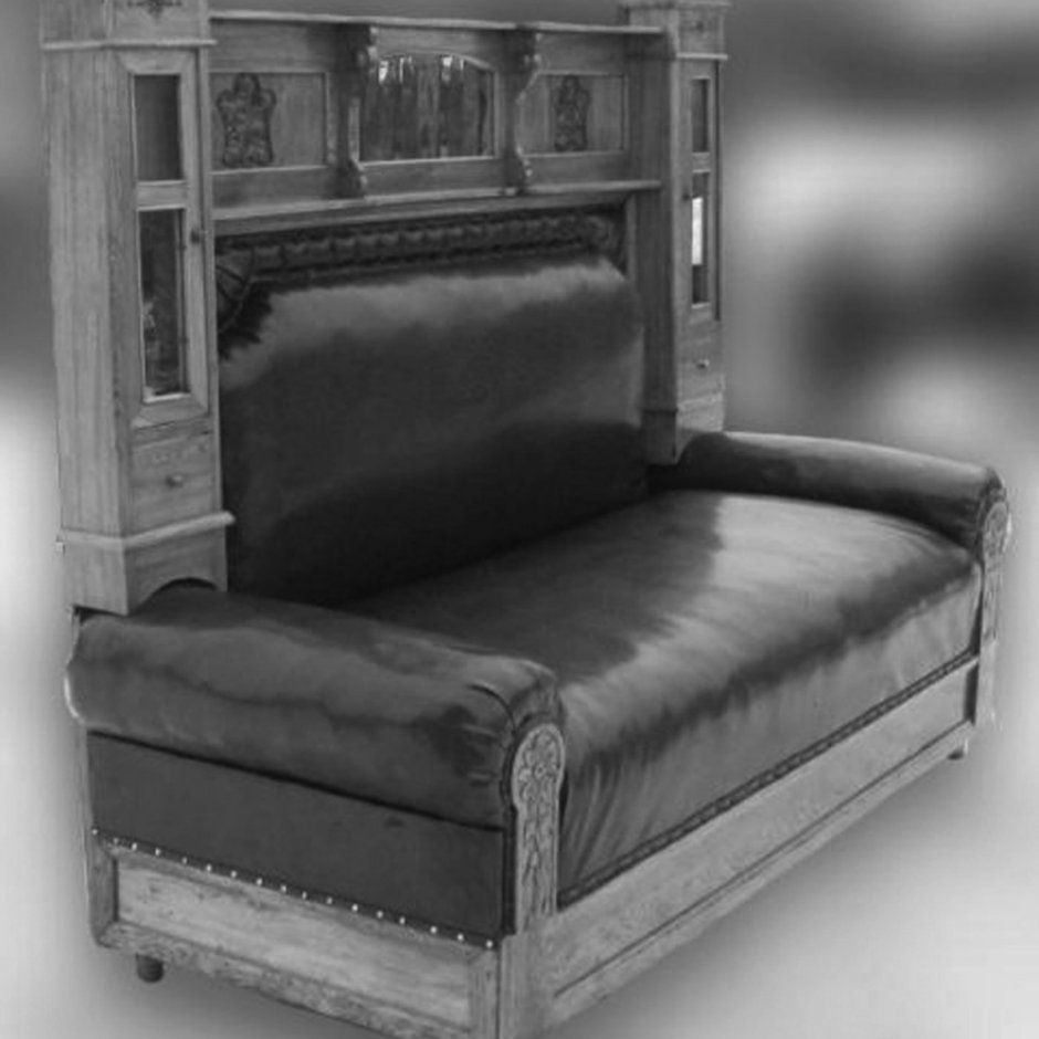 Ретро диваны с высокой спинкой