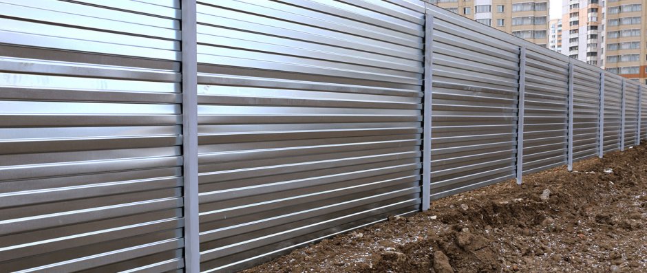 Профлиста горизонтально