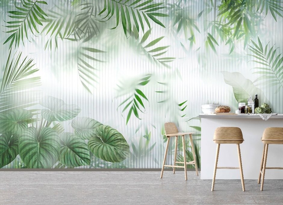 Аффреско пальмовые листья