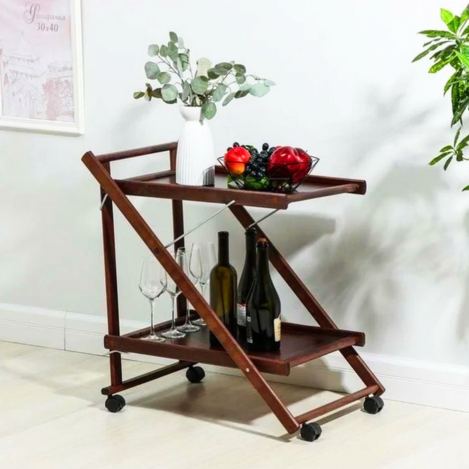 Сервировочный стол anyday Phillip темный