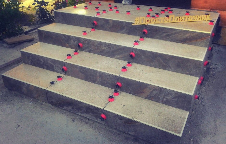 Входная группа гранит мраморные ступени