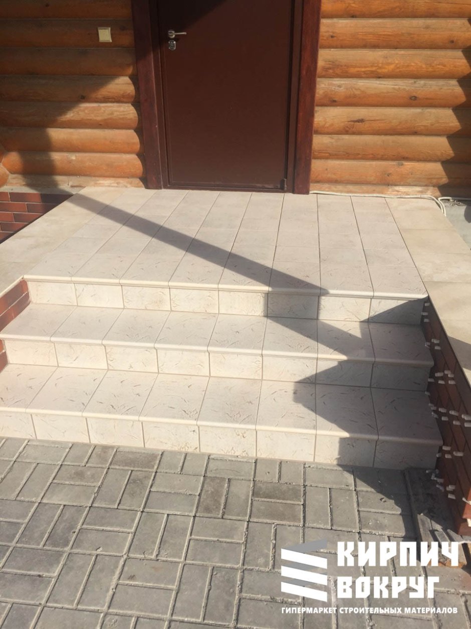 Клинкерные ступени для крыльца