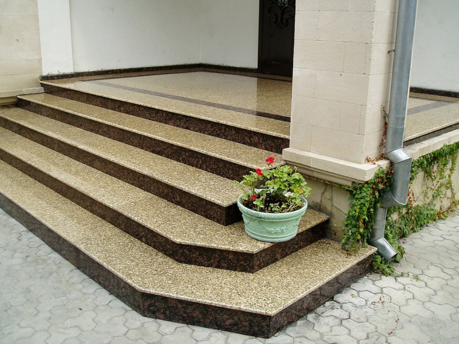 Крыльцо из клинкерной плитки