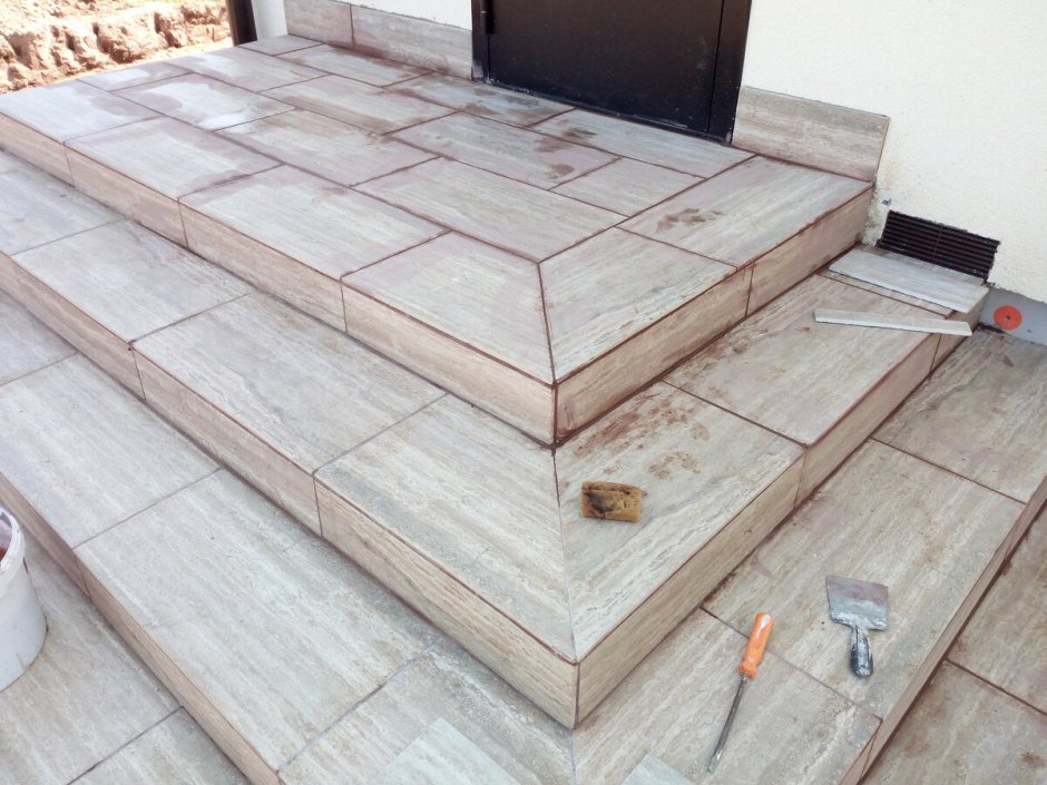 Дымовский гранит крыльцо