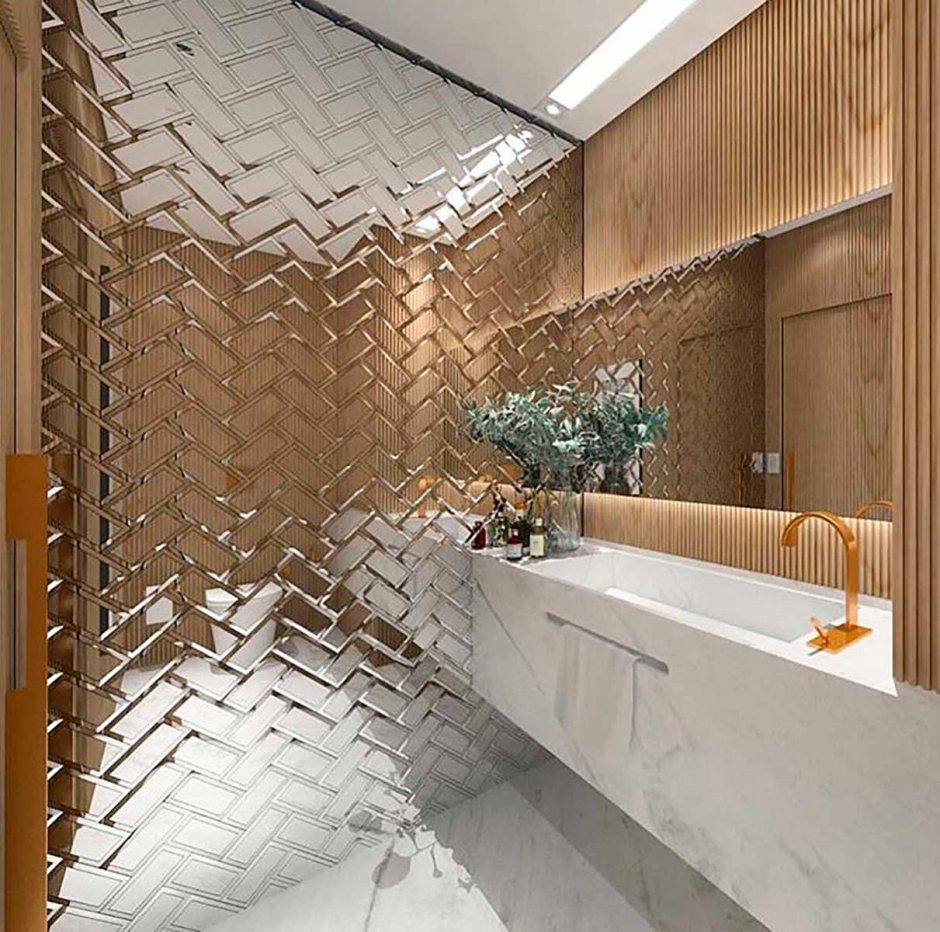 Стеклянные панно для ванной