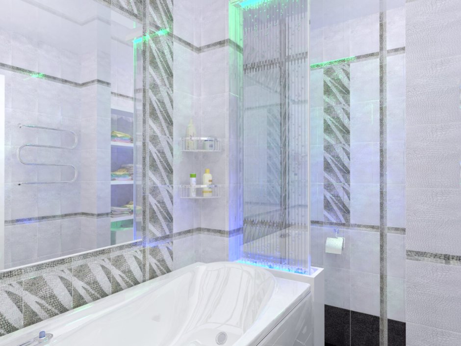 Стеклянные панели для ванной