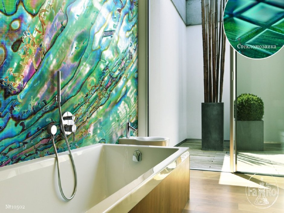 Цветные стеклянные панели