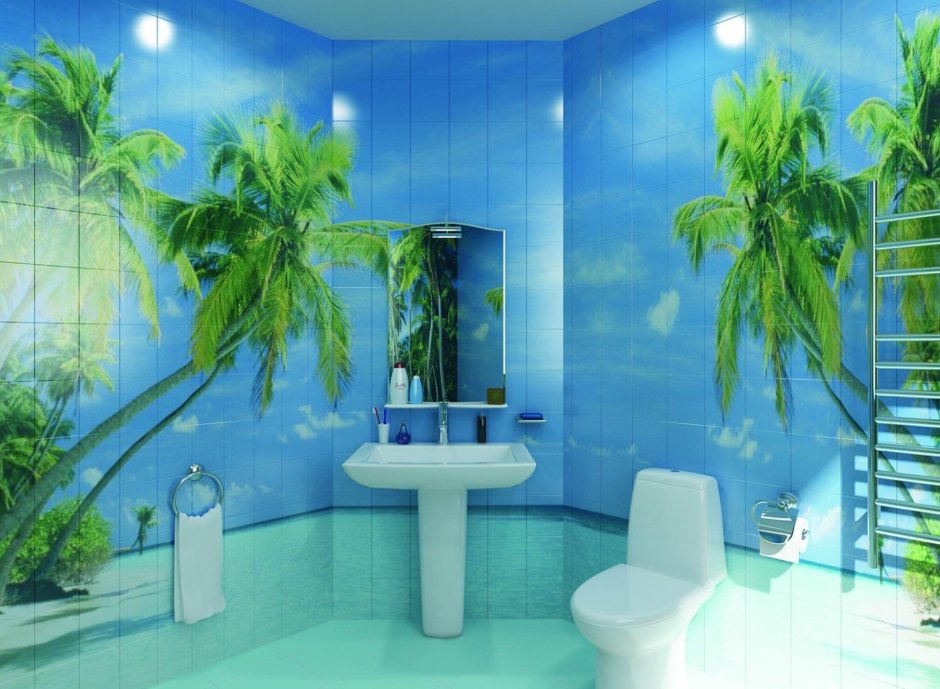 Ванна со стеклянной перегородкой