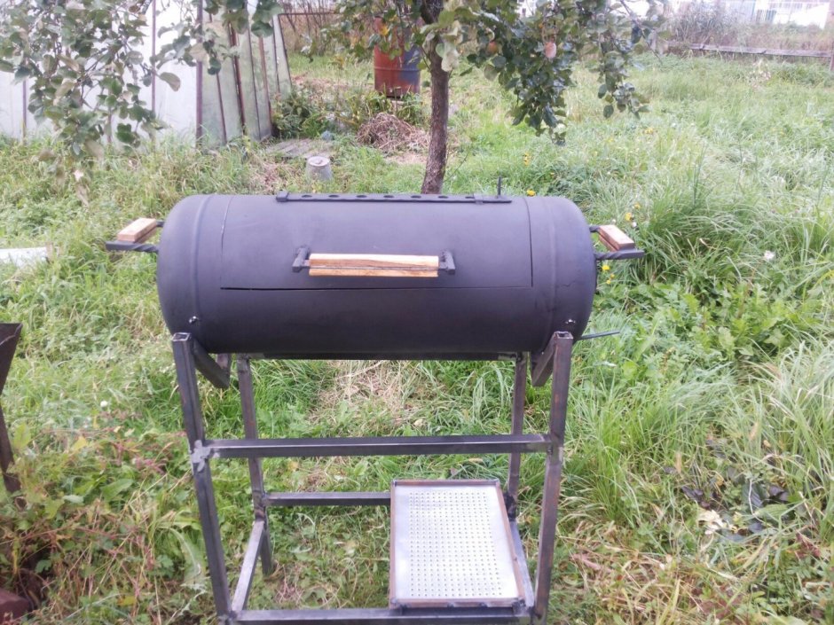 Мангал из газового баллона Балтика