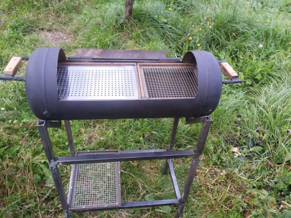 Подставка для мангала из газового баллона