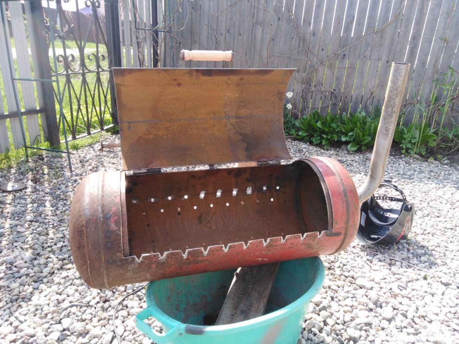 Мангал из газового баллона drive2