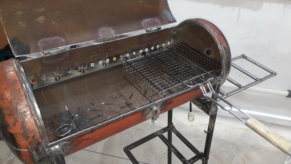 Пропановый мангал устройство
