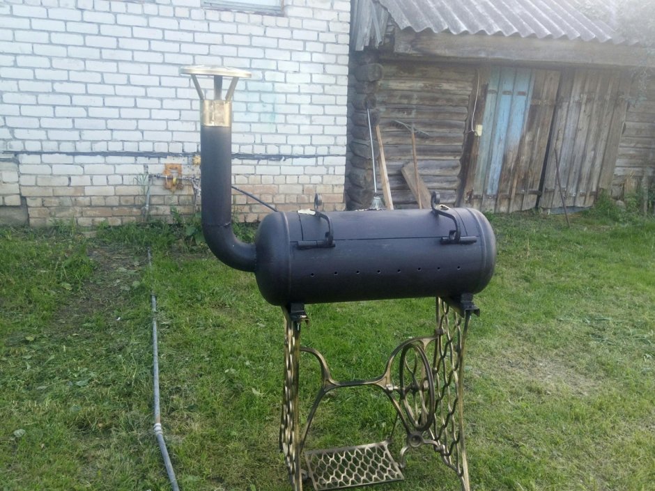 Стойки для мангала из газового баллона