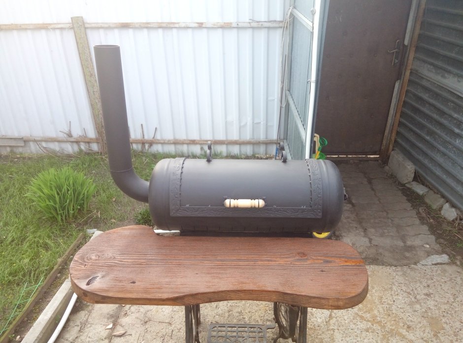 Гриль из газового баллона 50 литров