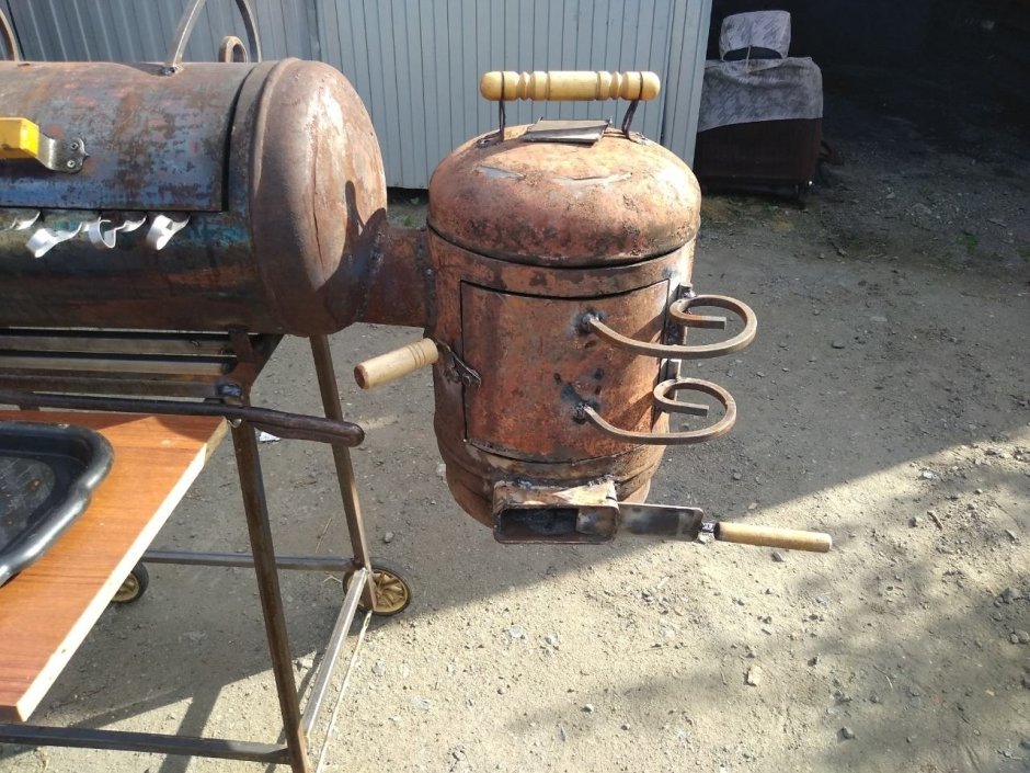 Смокер гриль 3 в 1 из газового баллона