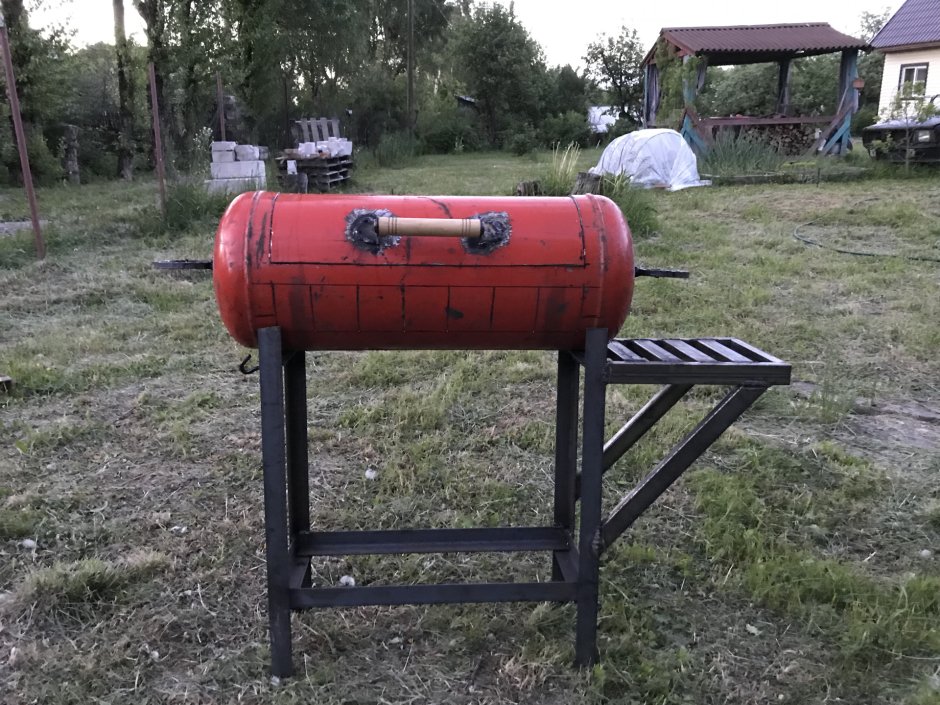 Мангал из ГАЗ баллона 50л