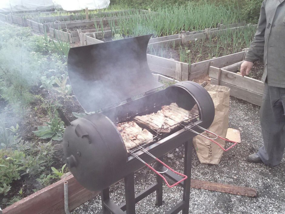 Мангалы из газовых баллонов с тандыром