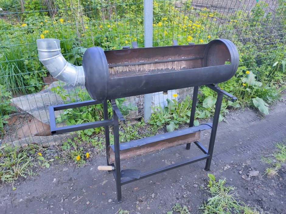 Гриль из газового баллона 50