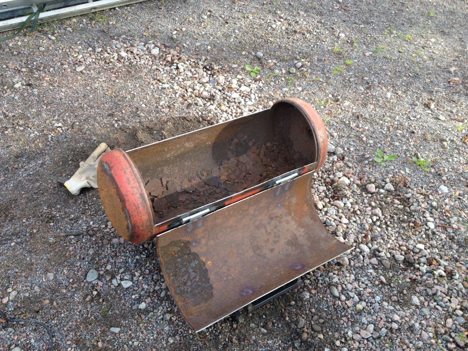 Шарниры на мангал из газового баллона