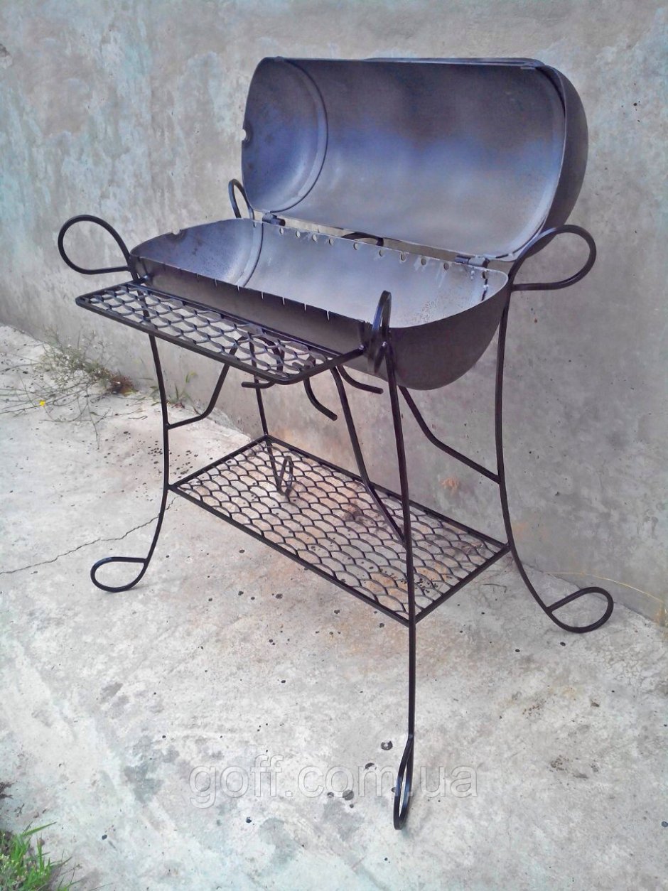 Мангал коптильня 7в1