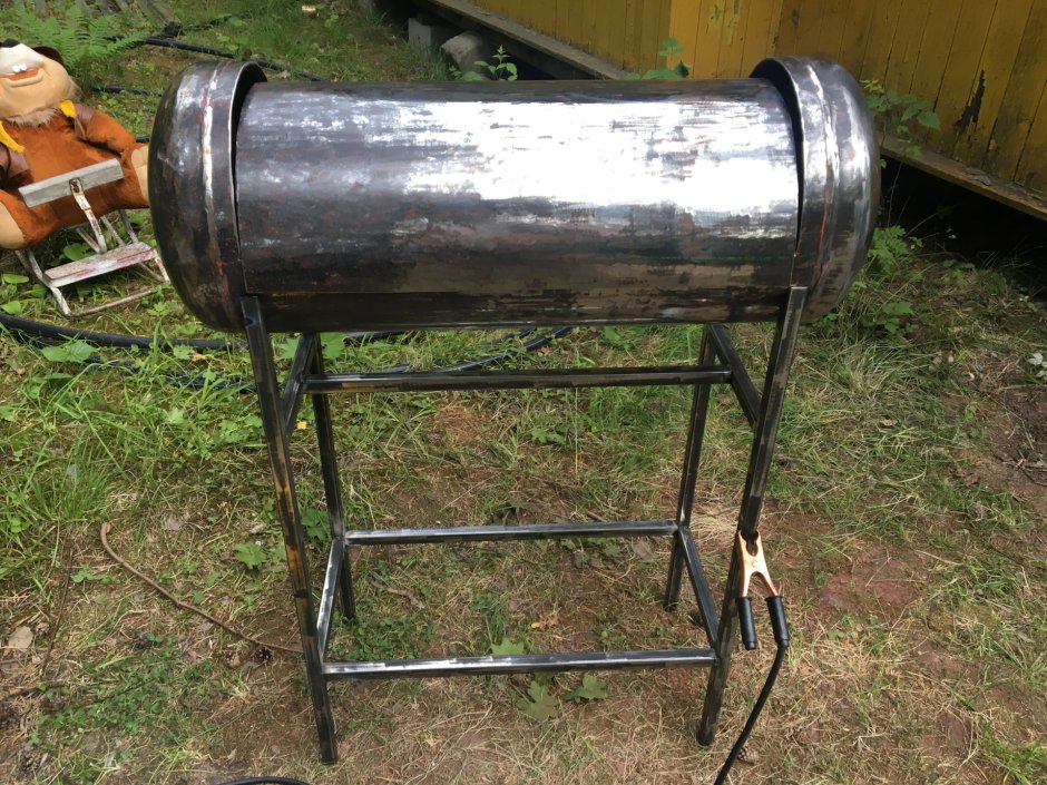 Жаровня из старого баллона