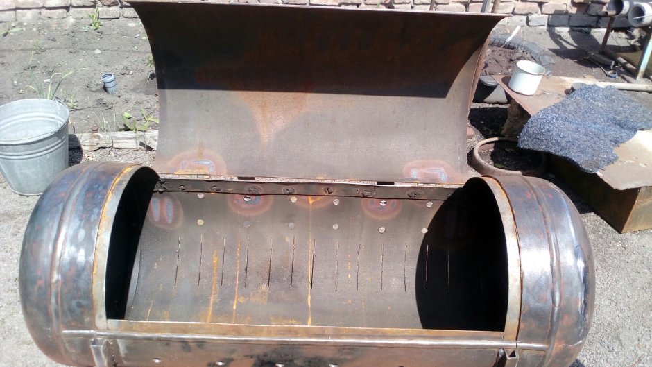 Газелевский газовый баллон мангал