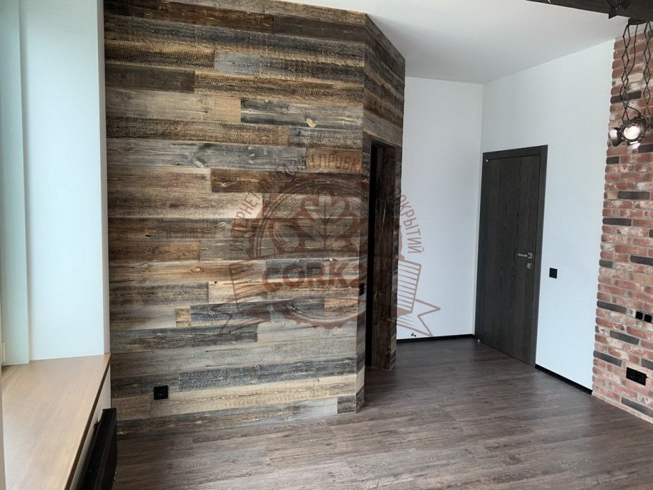 Ламинат на стену