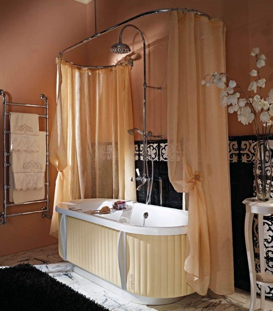 Интерьер маленькой ванной комнаты