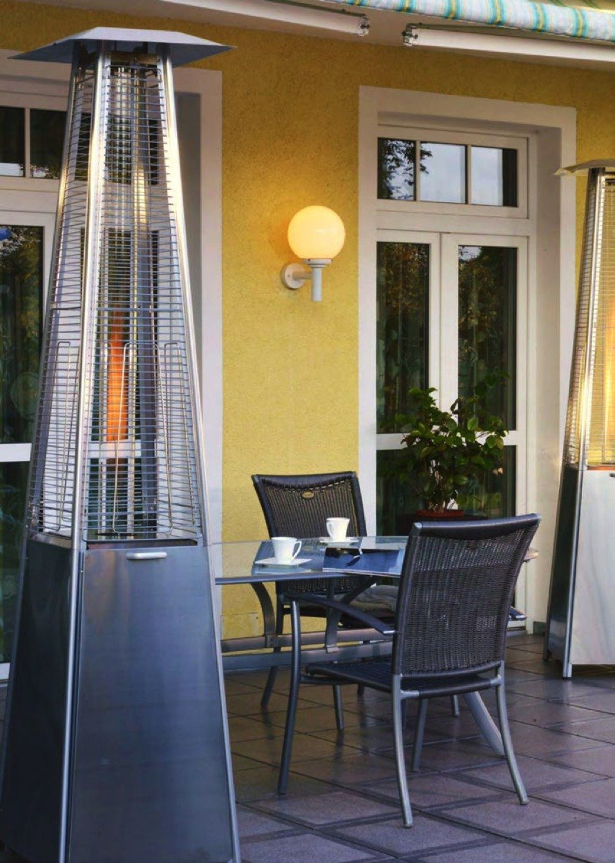 Газовый уличный обогреватель gardensun Heater Piramid Black