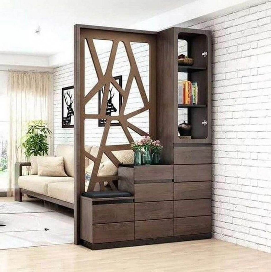 Перегородка с полками