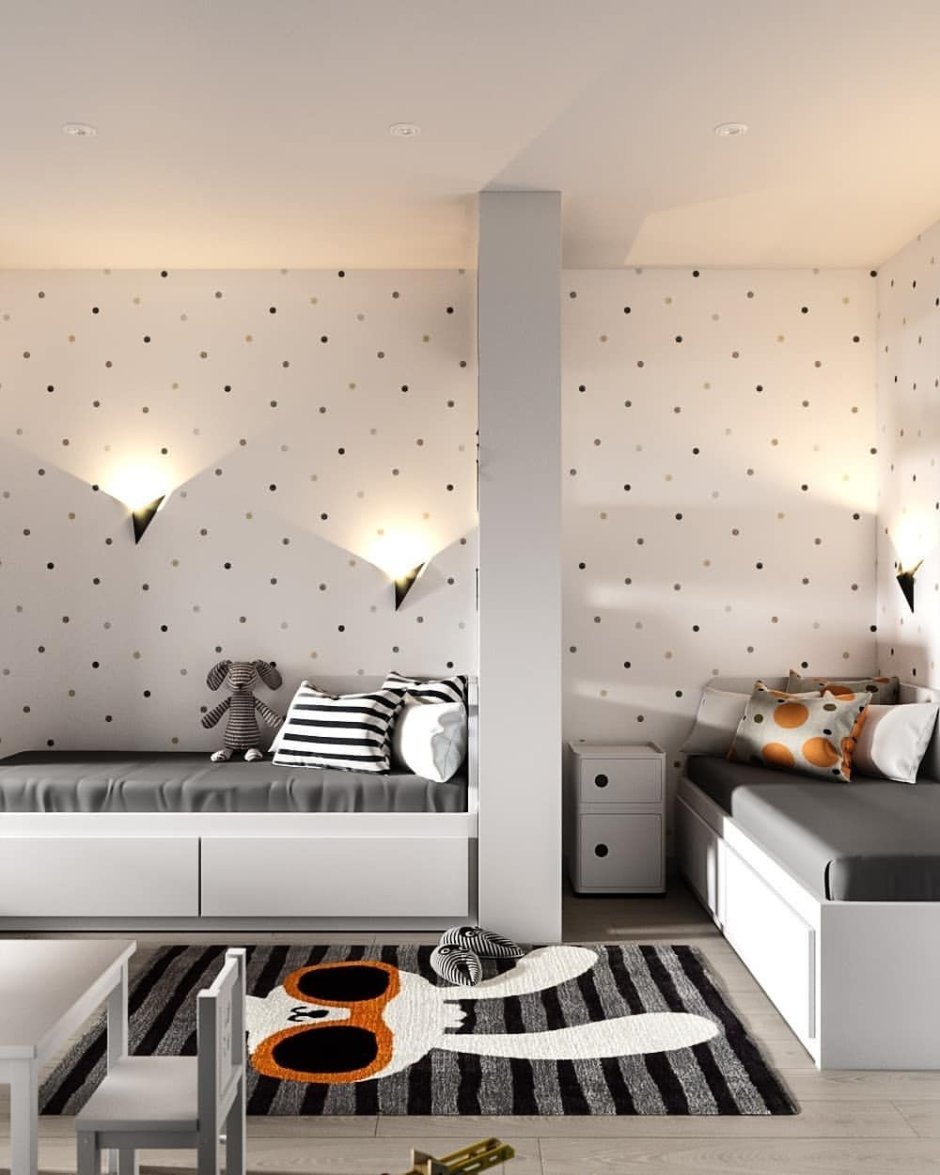 Подростковая комната для разнополых