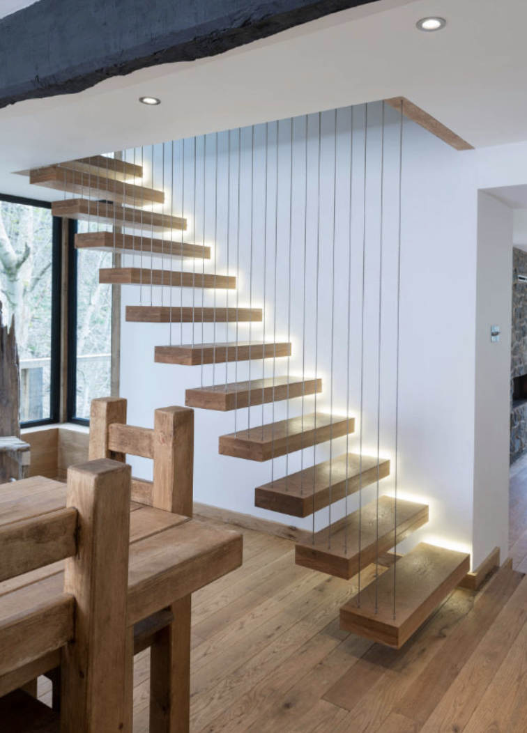 Красивые современные лестницы