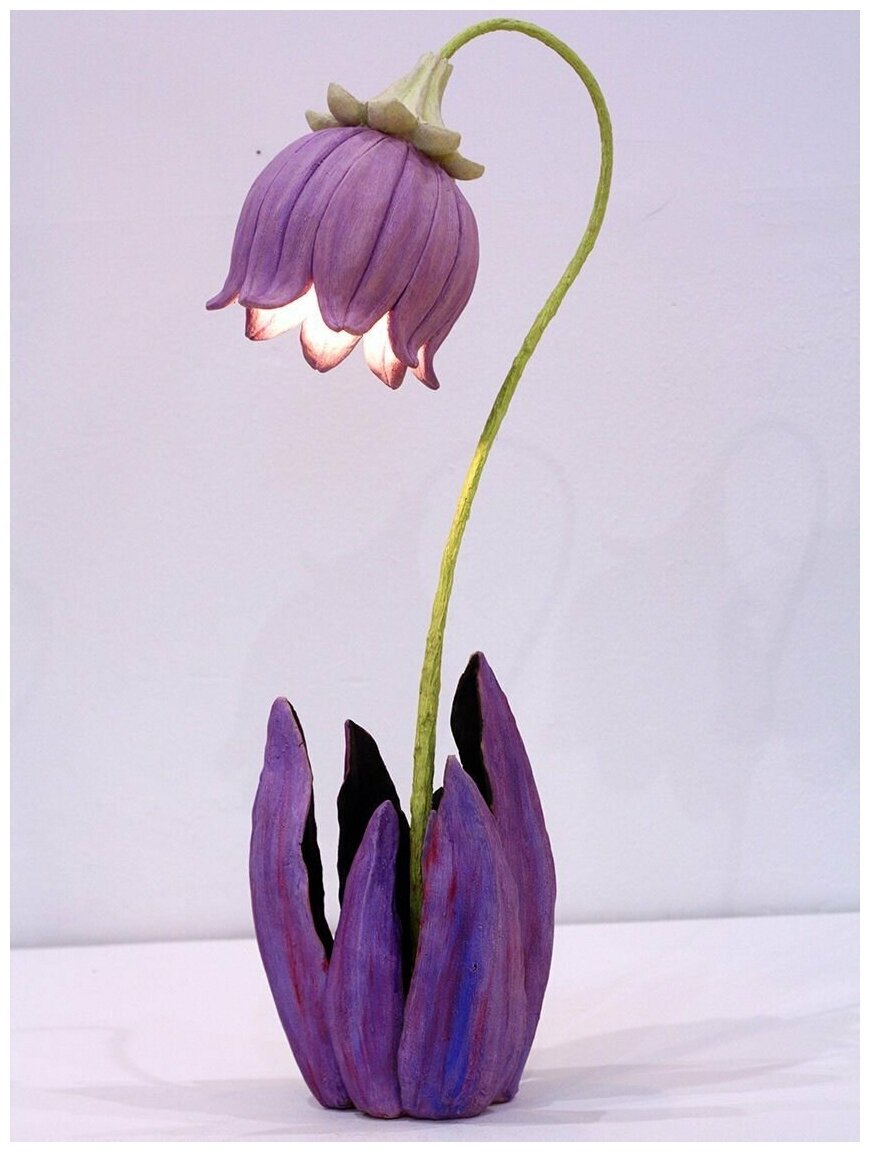 Цветы из фоамирана светильник