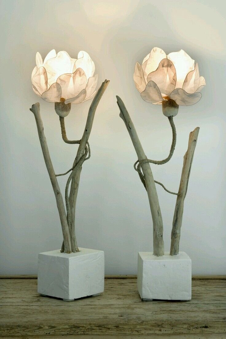 Светильник цветок своими руками